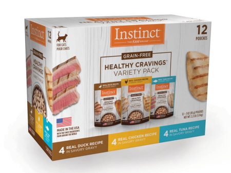 10% OFF: Instinct Healthy Cravings Variety Pack Grain-Free Wet Cat Food Topper (12 x 3oz pouches) For Cheap