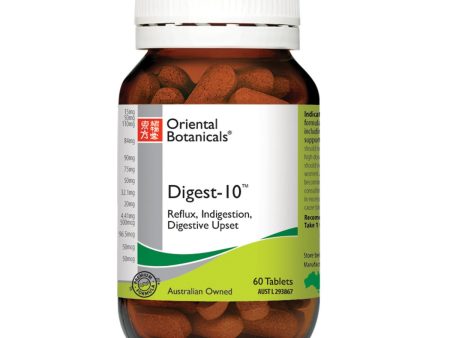 Oriental Botanicals Digest 10, 60 Tablets Online now