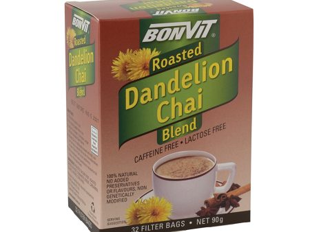 Bonvit Roasted Dandelion Chai Blend Tea x 32 Filter Bags Supply