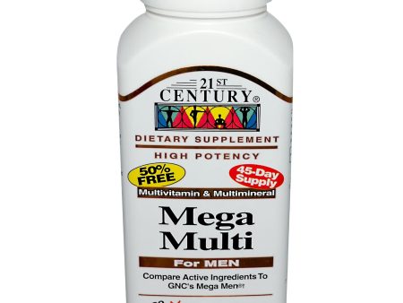 21st Century Healthcare Mega Multi For Men 90 Tablets Online