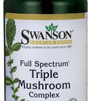 Swansan Premium Full-Spectrum Triple Mushroom Complex 60 Capsules Online now