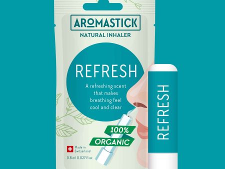 AromaStick Refresh Nasal Inhaler Single 0.8ml Online now