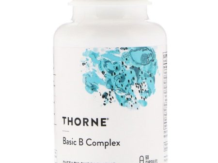 Thorne Research Basic B Complex 60 Vegetarian Capsules Supply