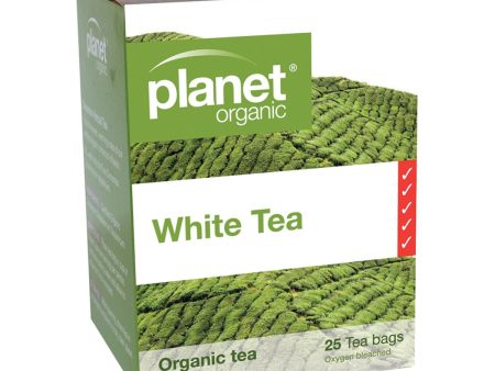 Planet Organic White Tea x 25 Tea Bags For Discount