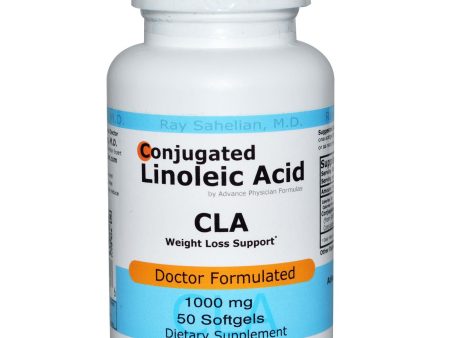 Advance Physician Formulas, Inc., CLA, Conjugulated Linoleic Acid, 1000 mg, 50 Softgels Fashion