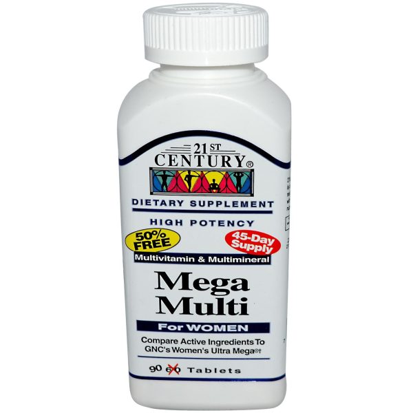 21st Century Healthcare, Mega Multi, For Women, 90 Tablets Cheap