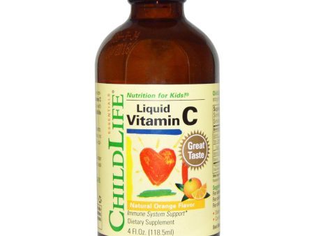 ChildLife Liquid Vitamin C Natural Orange Flavour 118.5ml Sale