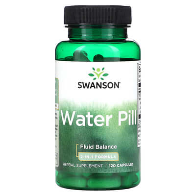 Swanson, Water Pill, 2-In-1 Formula, 120 Capsules Online Sale