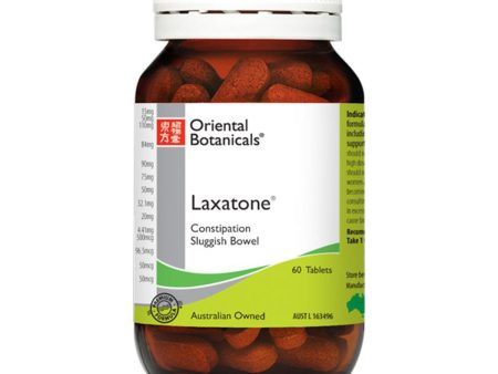 Oriental Botanicals Laxatone 60 Tablets Online