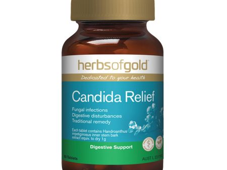 Herbs Of Gold Candida Relief 60 Tablets Online Sale