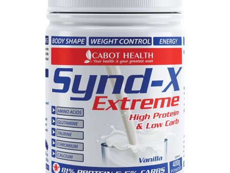 Cabot Health Synd-xExtreme (High Protein & Low Carb) Vanilla 400g on Sale