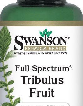 Swanson Premium Full-Spectrum Tribulus Fruit 500mg 90 Capsules on Sale