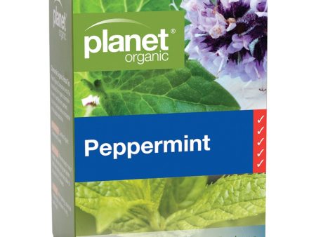 Planet Organic Peppermint Herbal Tea x 50 Tea Bags For Discount