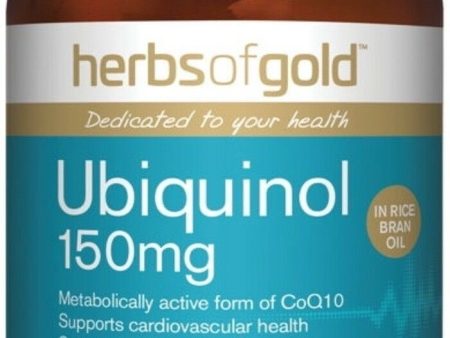 Herbs of Gold Ubiquinol 150mg 30 Capsules Online now