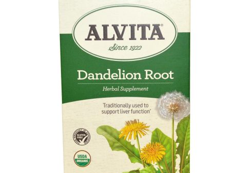 Alvita Teas, Organic Botanical Tea, Dandelion Root, Caffeine Free, 16 Individually Wrapped Tea Bags, 1.13 oz (32 g) Discount