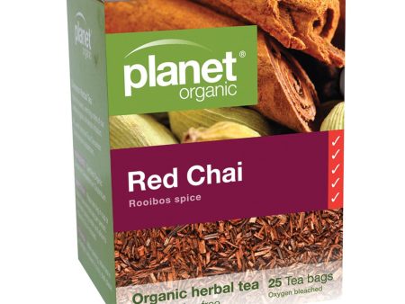 Planet Organic Red Chai Herbal Tea x 25 Tea Bags Hot on Sale