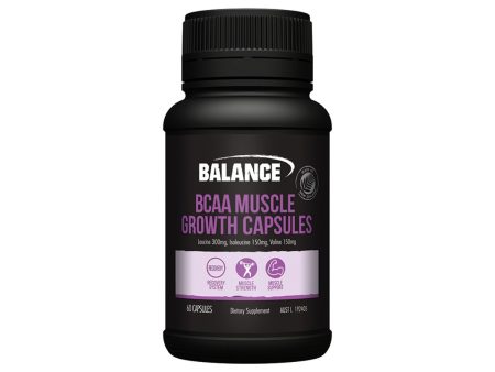 Balance Bcaa Muscle Growth Capsules 60 Capsules Online now