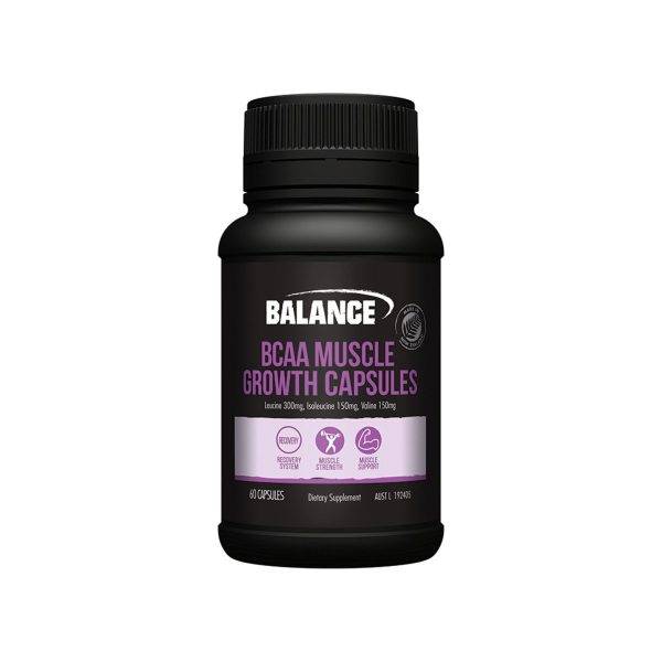 Balance Bcaa Muscle Growth Capsules 60 Capsules Online now