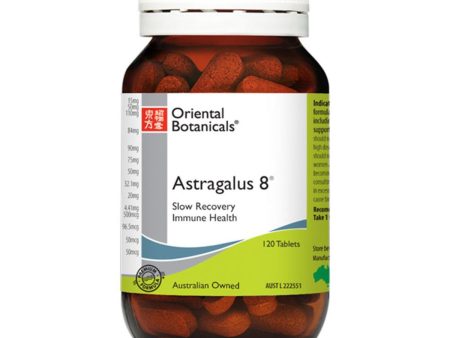 Oriental Botanicals Astragalus 8 120 Tablets Supply