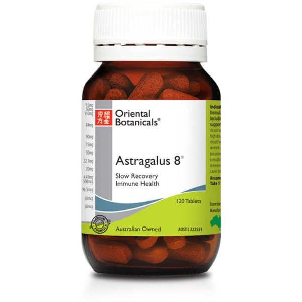 Oriental Botanicals Astragalus 8 120 Tablets Supply