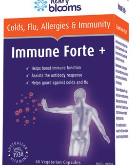 Henry Blooms Immune Forte + 60 vegetarian capsules For Sale