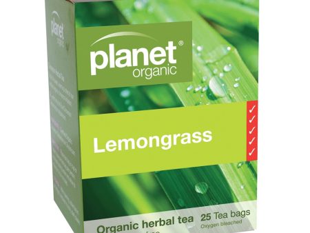 Planet Organic Lemongrass Herbal Tea x 25 Tea Bags Online