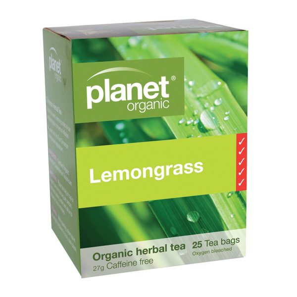 Planet Organic Lemongrass Herbal Tea x 25 Tea Bags Online