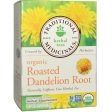 Traditional Medicinals Herbal Teas Organic Roasted Dandelion Root Caffeine Free 16 Wrapped Tea Bags, 24g 0.85 oz For Cheap