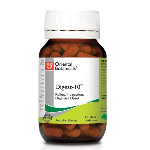 Oriental Botanicals Digest 10, 30 Tablets Online now