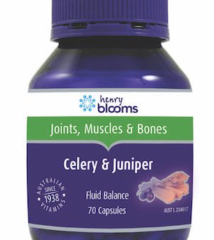 Henry Blooms Celery & Juniper 3000mg 70 capsules on Sale