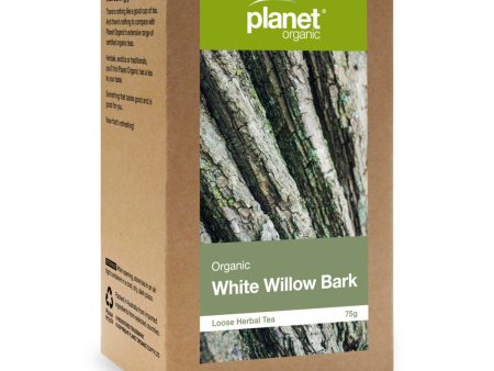 Planet Organic Organicwhite Willow Bark Loose Leaf Tea 75g For Discount