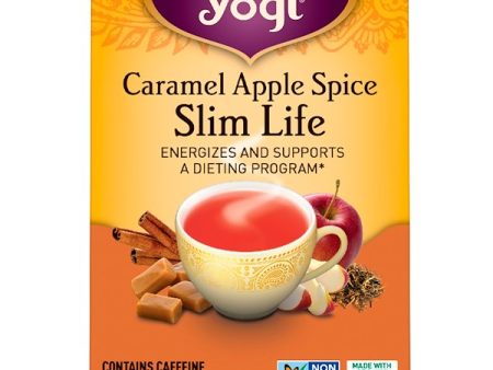 Yogi Tea Slim Life Caramel Apple Spice 16 Tea Bags 1.12 oz (32g) Online Hot Sale