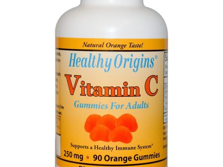 Healthy Origins, Vitamin C, Gummies For Adults, 250 mg, 90 Orange Gummies Sale