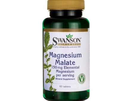 Swanson Premium Magnesium Malate (150 mg Elemental) 60 Caps Fashion