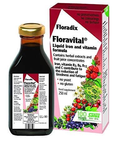 Floradix Floravital Liquid Iron Herbal 250ml Supply