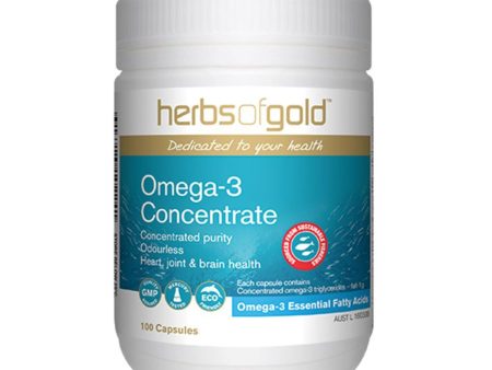 Herbs Of Gold Omega-3 Concentrate 100 Capsules Cheap