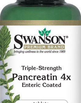 Swanson Pancreatin 4X Triple Strength 300 Tab Online Hot Sale