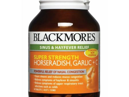 Blackmores Horseradish Garlic + C 90 Tablets Hot on Sale