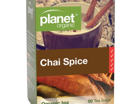 Planet Organic Chai Spice Herbal Tea x 50 Tea Bags Sale