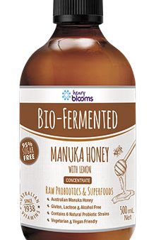 Henry Blooms Bio Fermented Manuka Honey and Lemon 500ml on Sale