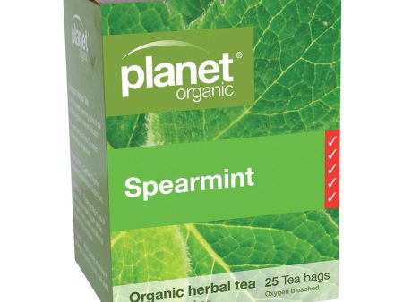 Planet Organic Spearmint Herbal Tea x 25 Tea Bags Online