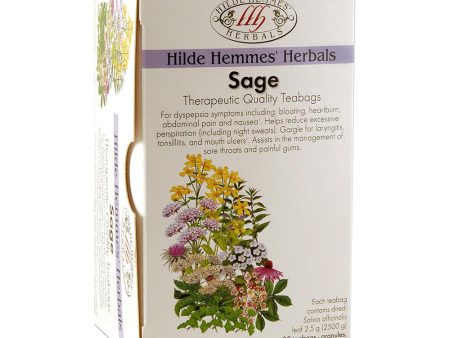 Hilde Hemmes Herbal s Sage 30s Tea Bags For Sale