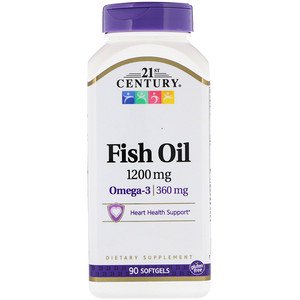 21st Century Fish Oil 1200mg 90 Softgels on Sale