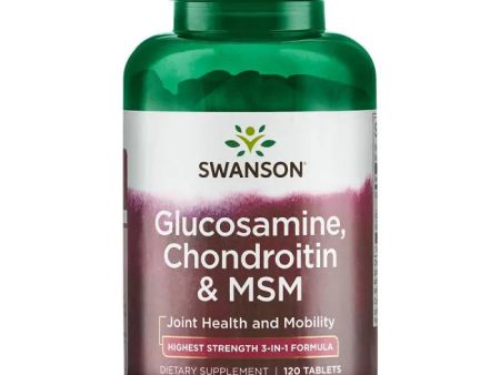 Swanson Ultra Joint Care with Glucosamine, MSM & Chondroitin 120 Softgels For Cheap