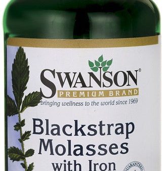 Swanson Premium Blackstrap Molasses with Iron 29mg 120 Capsules Hot on Sale