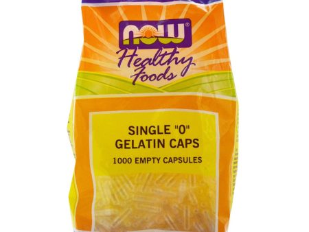 Now Foods, Healthy Foods, Single ““0““ Gelatin Caps, 1000 Empty Capsules Fashion