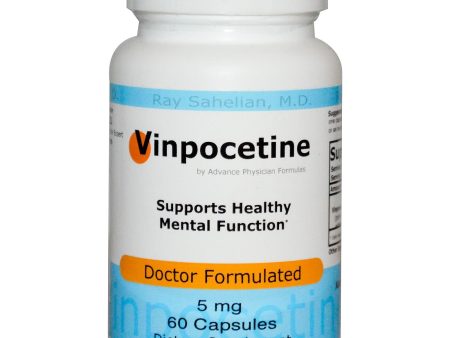 Advance Physician Formulas, Inc., Vinpocetine, 5 mg, 60 Capsules Online Hot Sale