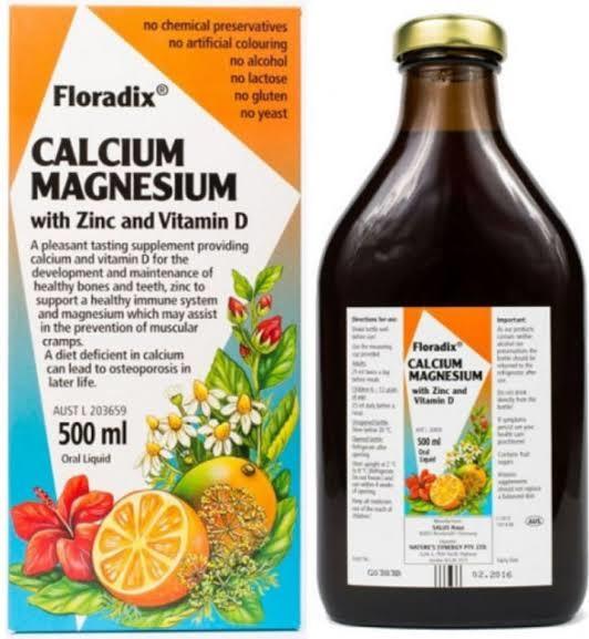 Floradix Calcium Magnesium Zinc + Vit D 500ml For Discount