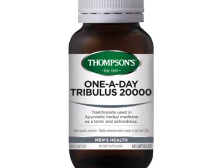 Thompson s One-A-Day Tribulus 20000mg 60 Vegi-Caps Supply