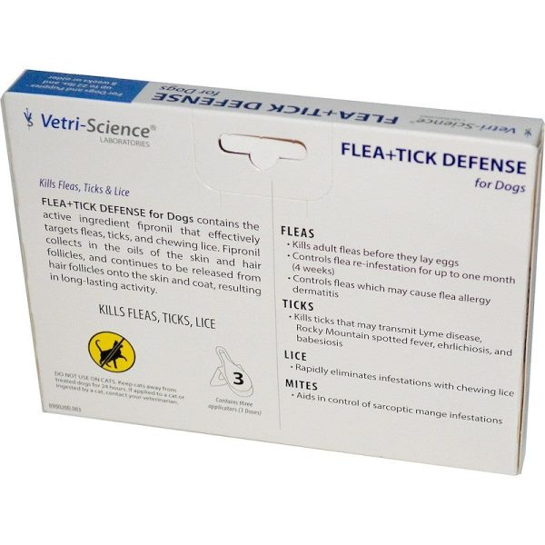 21st Century Flea + Tick Defense for Dogs up to 22 lbs. 3 Applicators 0.023 fl oz Each Online Sale